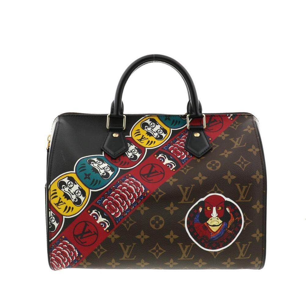 LOUIS VUITTON Speedy Kansai Yamamoto Kabuki Bag Handbag Collection Monogram Epi